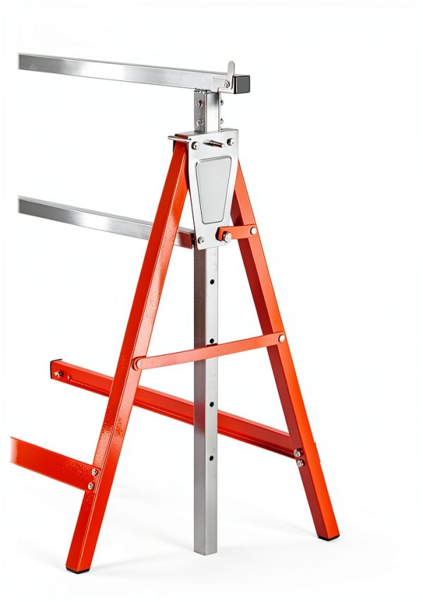 VEVOR Folding Saw Horse Adjustable Height All Metal-5