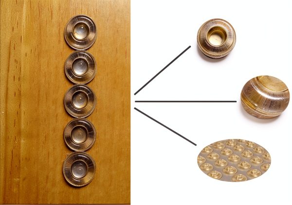 Yonisun Adhesive Bumpers Clear Soft Noise Reduction Door-1