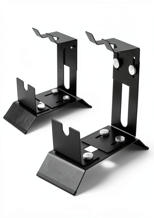 B4B Spray Gun Holder Stand Adjustable Cast Iron Benchtop-1
