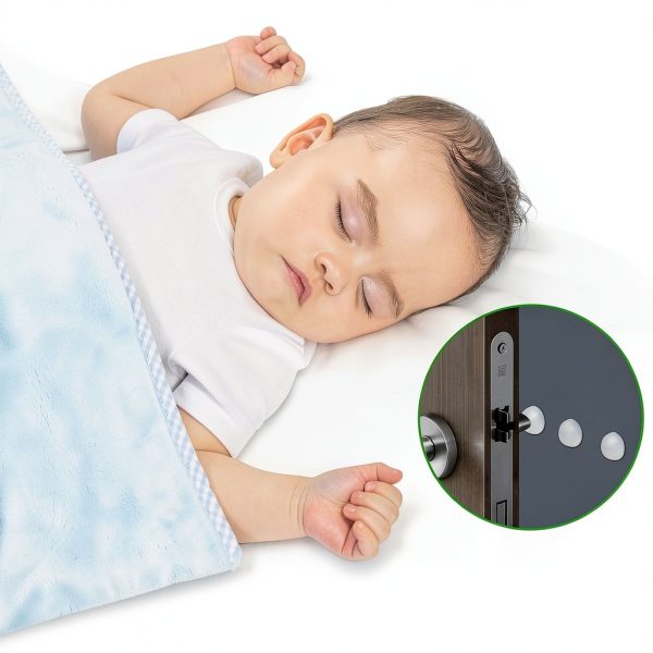 Tucnoeu Adhesive Bumpers Transparent Silicone Cabinet-5