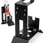 B4B Spray Gun Holder Stand Adjustable Cast Iron Benchtop-0