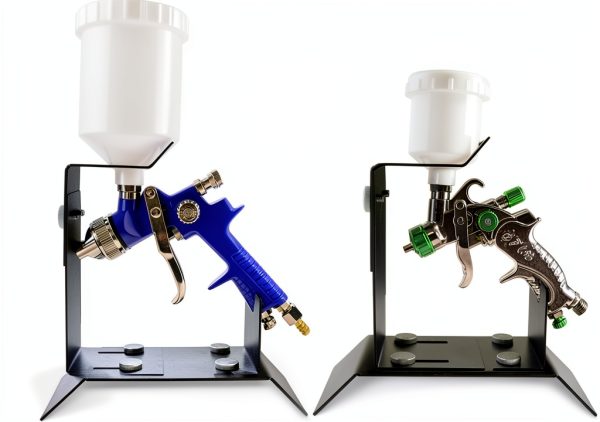 HUBEST Spray Gun Holder Steel Stand Adjustable Paint Tool-2
