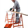 VEVOR Folding Saw Horse Adjustable Height All Metal-4
