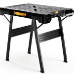 DEWALT Workbench 1000 lb Capacity Metal Legs Black Yellow-0