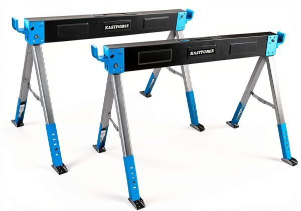 Kastforce Sawhorse Power Tool Stand Heavy Duty Workbench-0