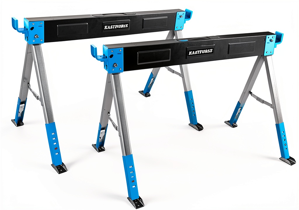 Kastforce Sawhorse in a workshop setting