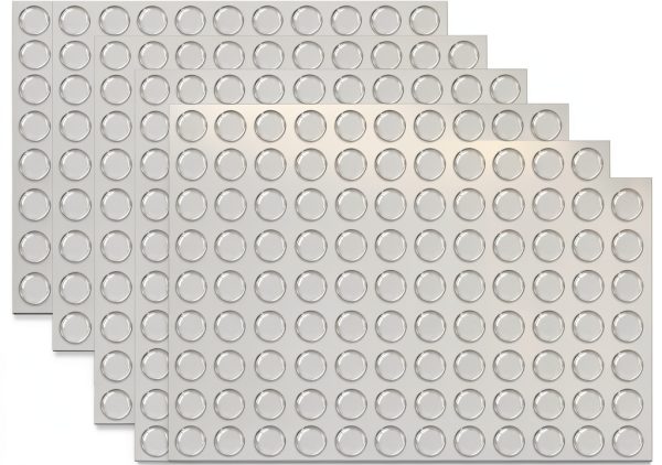 Tucnoeu Adhesive Bumpers Transparent Silicone Cabinet-0