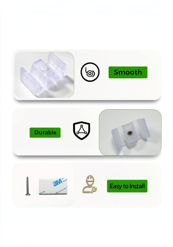 Clear Shower Door Bumpers by RiseDirectly Modern Plastic-7