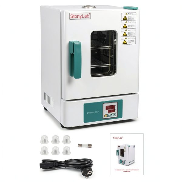 stonylab Digital Gravity Convection Oven, 18L/0.63 cu ft Lab Drying and Heating Oven with Stainless Steel Interior, 110V/300℃ 50/60 Hz 600W-6